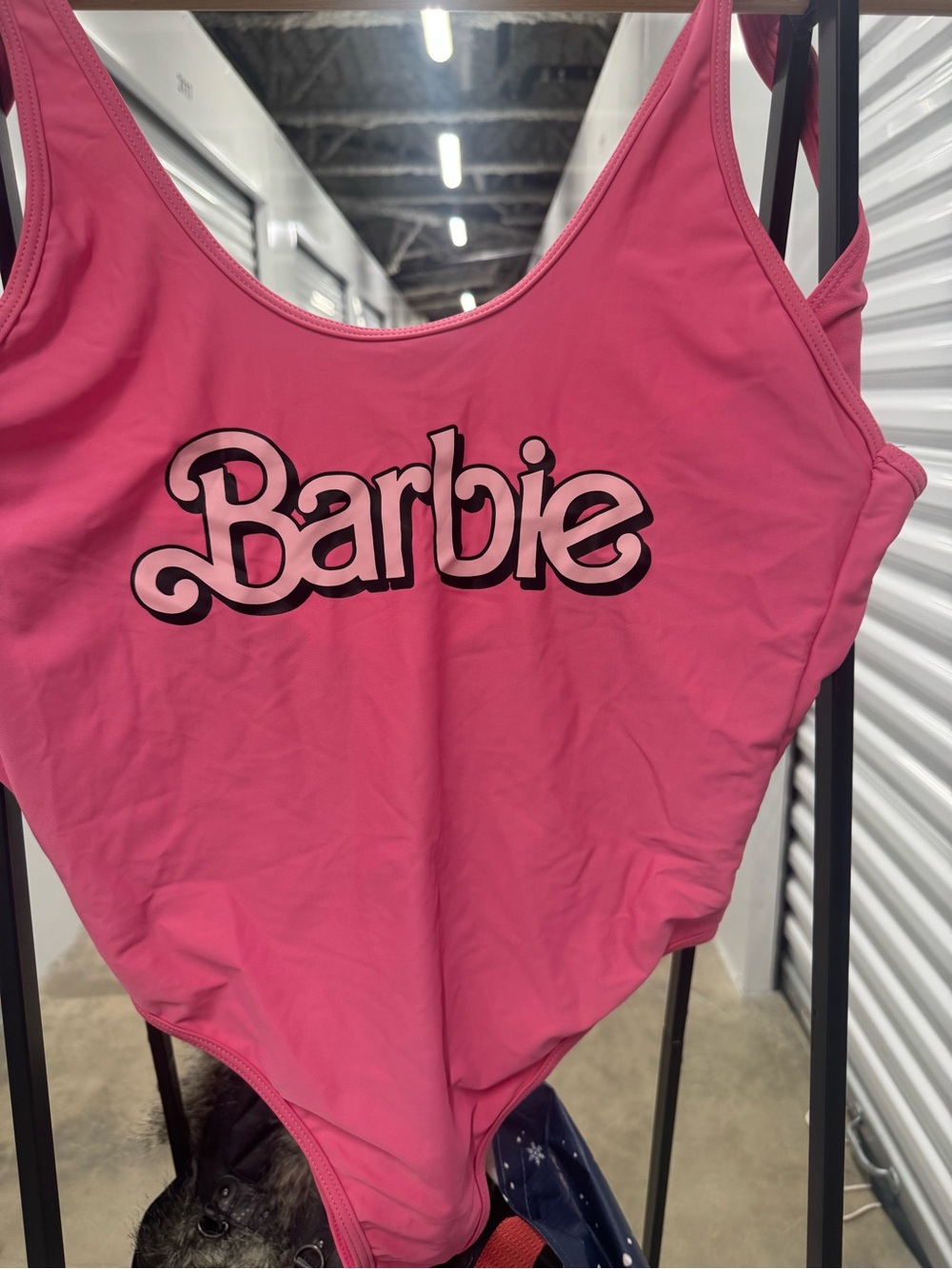 Barbie Pink Logo One-Piece Swimsuit